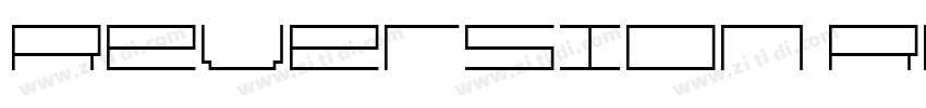 Reversion Regular字体转换